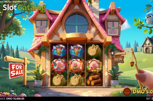 Скрин2. Three Little Pigs: Magic Never Ends слот