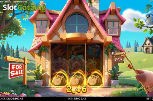 Скрин3. Three Little Pigs: Magic Never Ends слот