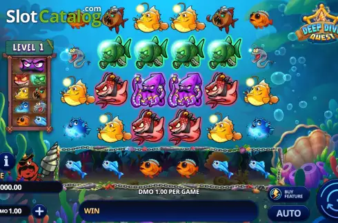 Скрин2. Deep Dive Quest слот