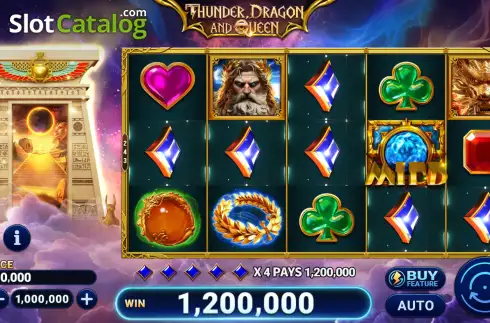 Скрин3. Thunder Dragon and Queen слот