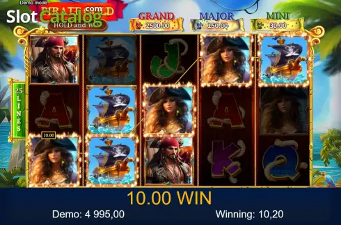 Скрин3. Pirate Gold Hold and Win слот