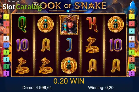 Скрин3. Book of Snake слот