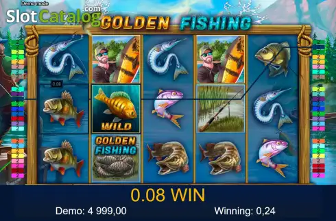 Скрин3. Golden Fishing слот