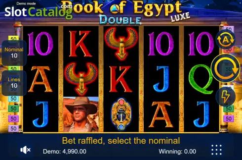 Скрин2. Book of Egypt Double Luxe слот