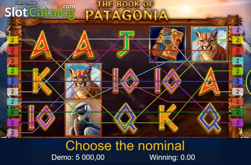 Скрин2. The book of Patagonia слот