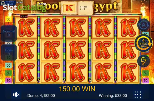 Скрин3. Book of Egypt (SlotoLand) слот