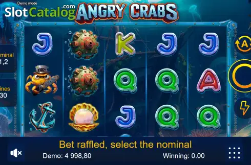 Скрин2. Angry Crabs слот