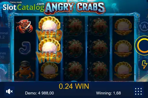 Скрин3. Angry Crabs слот
