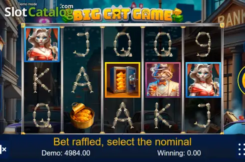 Скрин2. Big Cat Game слот