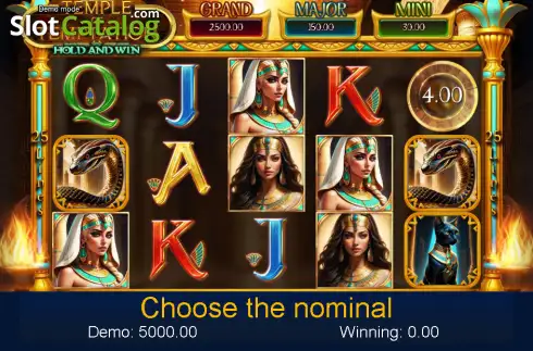 Скрин2. Temple of Temptation слот
