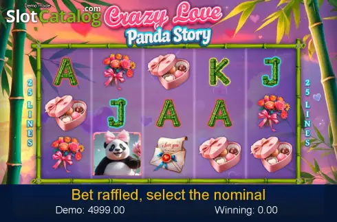 Скрин2. Crazy Love. Panda Story слот
