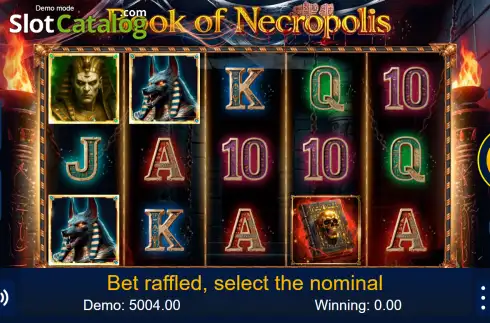 Скрин2. Book of Necropolis слот