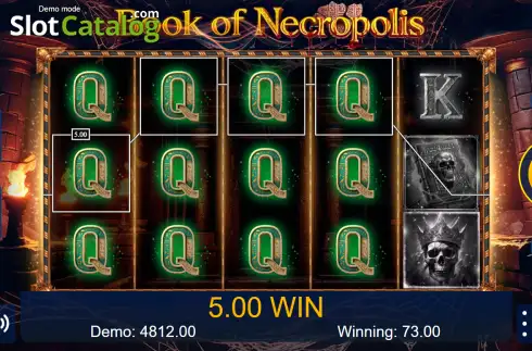 Скрин3. Book of Necropolis слот