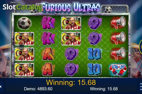 Скрин3. Furious Ultras слот