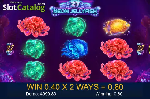 Скрин3. Neon Jellyfish 27 слот