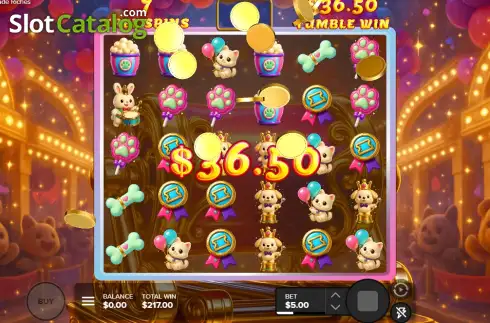 Скрин3. Pets Parade Riches слот