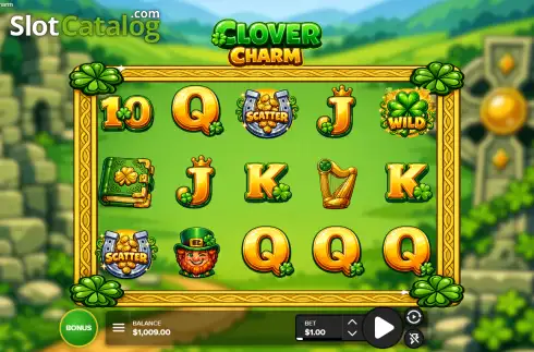 Скрин2. Clover Charm слот