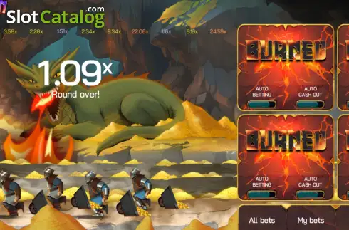 Скрин2. Dragon Run слот