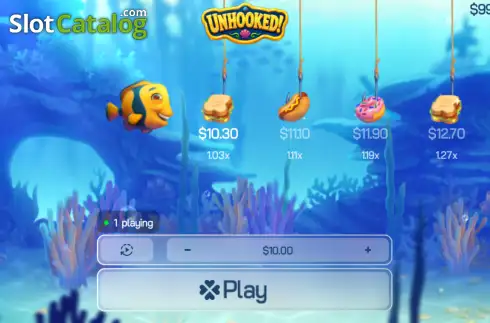 Скрин2. Unhooked! слот