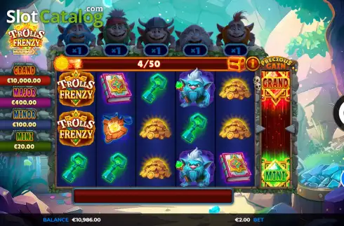 Скрин2. Trolls Frenzy MultiMax слот