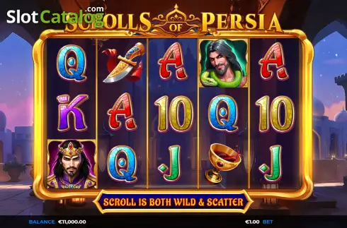 Скрин2. Scrolls of Persia слот
