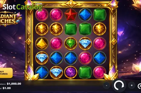 Скрин2. Radiant Riches слот