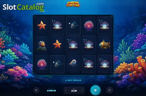 Скрин2. Sunken Fortune слот