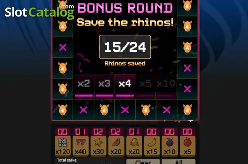 Скрин3. Rhino Zama Fruits слот
