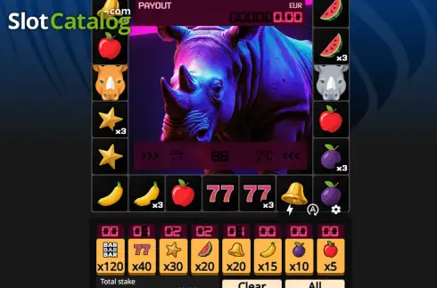 Скрин2. Rhino Zama Fruits слот