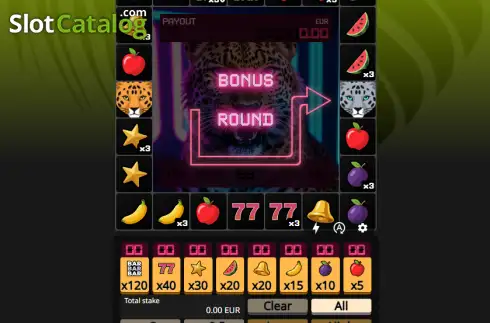 Скрин2. Leopard Zama Fruits слот