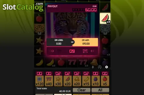 Скрин3. Leopard Zama Fruits слот