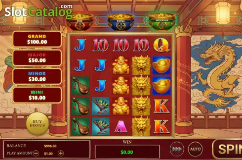 Скрин2. Dragon Bingo Triple Pot слот