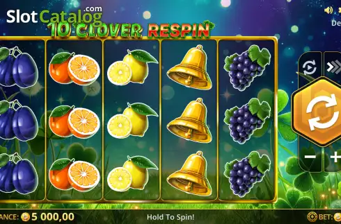 Скрин2. 10 Clover Respin слот