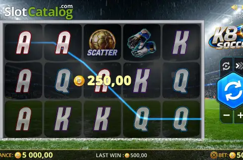 Скрин3. K8 Soccer слот