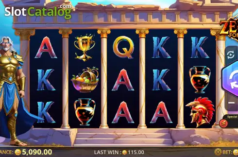 Скрин2. Zeus Force слот