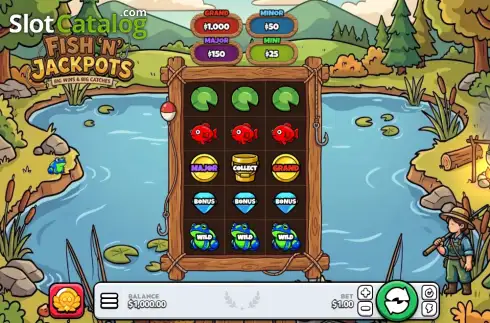 Скрин2. Fish N Jackpots слот