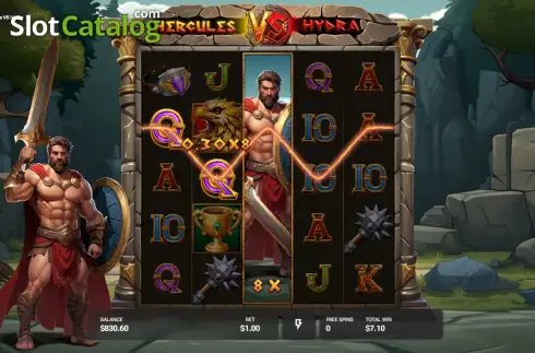 Скрин3. Hercules Vs Hydra слот