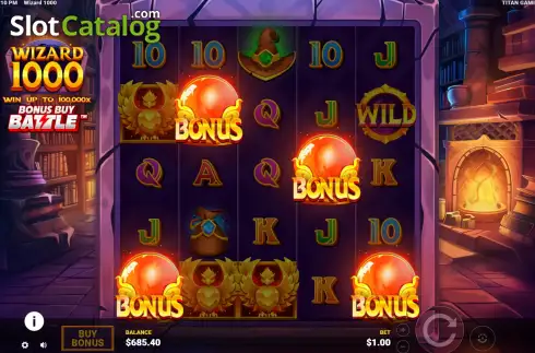 Скрин7. Wizard 1000 слот