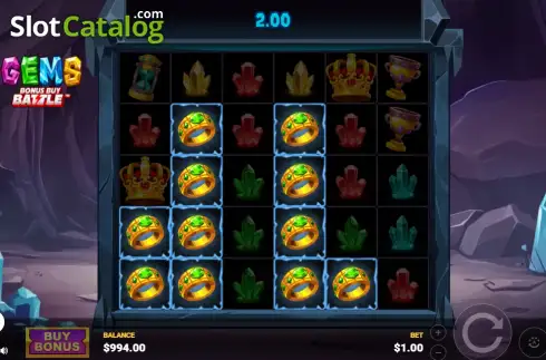 Скрин3. Gems (Titan Gaming) слот