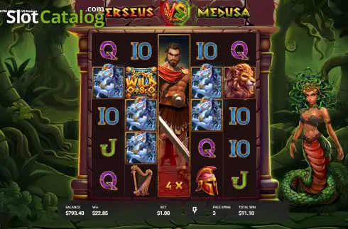 Скрин3. Perseus Vs Medusa слот