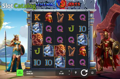 Скрин2. Athena vs Ares слот