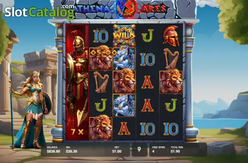 Скрин3. Athena vs Ares слот
