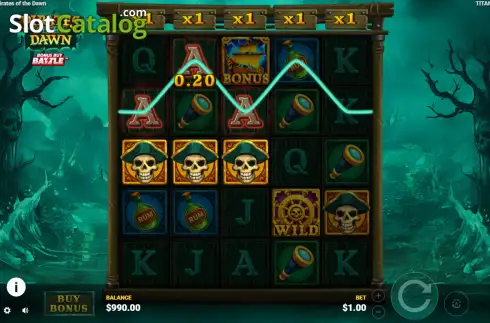 Скрин3. Pirates of the Dawn слот