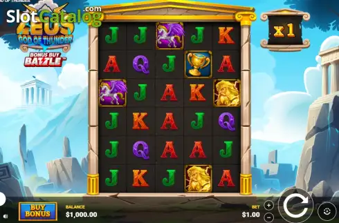 Скрин2. Zeus God of Thunder (Titan Gaming) слот