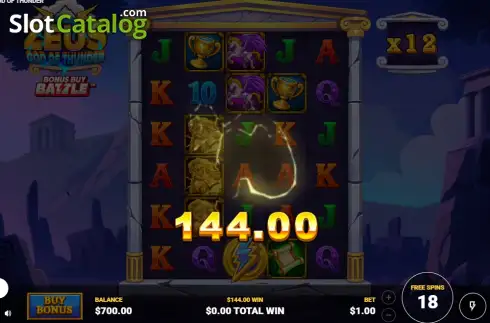 Скрин3. Zeus God of Thunder (Titan Gaming) слот
