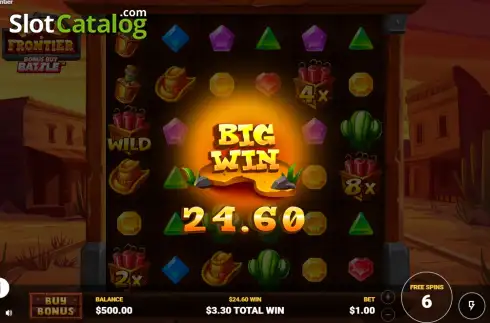 Скрин3. Wild Frontier слот
