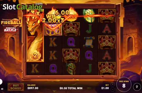 Скрин3. Fireball (Titan Gaming) слот