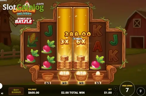 Скрин3. Chicken Delivery слот