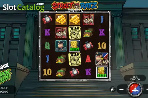 Скрин2. Street Ratz: The Heist слот