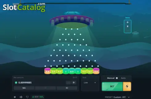 Скрин2. Plinko (Tower.bet) слот